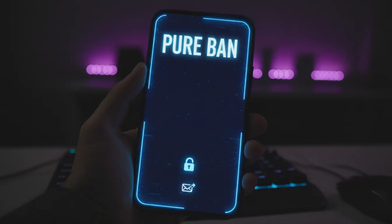 Меня забанили в Pure без объяснений. Что делать дальше